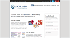 Desktop Screenshot of localwebmarketing.pro